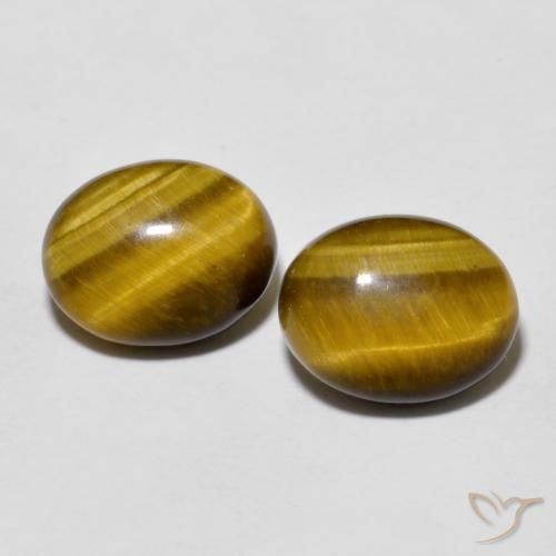 5.71 ct Oval Tiger's Eye, 10.1 x 8.1 mm From Thailand, Photo A