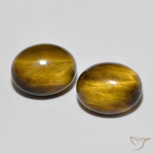 6.95 ct Oval Tiger's Eye, 10.3 x 8.3 mm From Thailand, Photo A