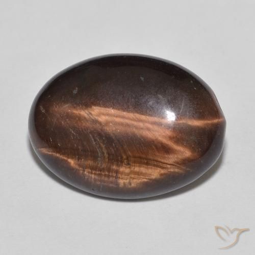 8.35ct Natural Reddish Brown Tiger's Eye, Oval, Opaque