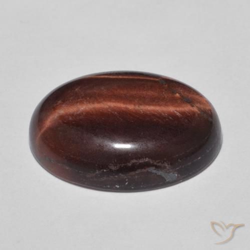 Tiger's Eye Gemstone in 16 x 12 mm (calibrated) Size for Sale, Tiger's Eye Stone in Warm Brown Color