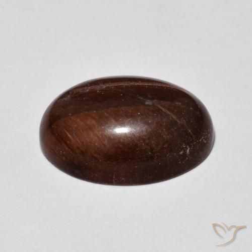 Tiger's Eye Gemstone in 14 x 10 mm (calibrated) Size for Sale, Tiger's Eye Stone in Reddish Brown Color