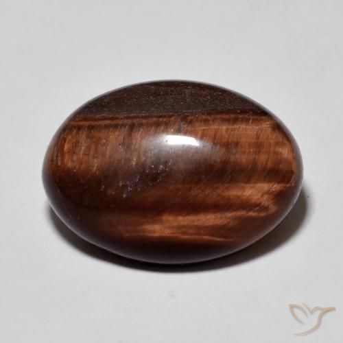 9.88ct Natural Gingerbread Brown Tiger's Eye, Oval, Opaque