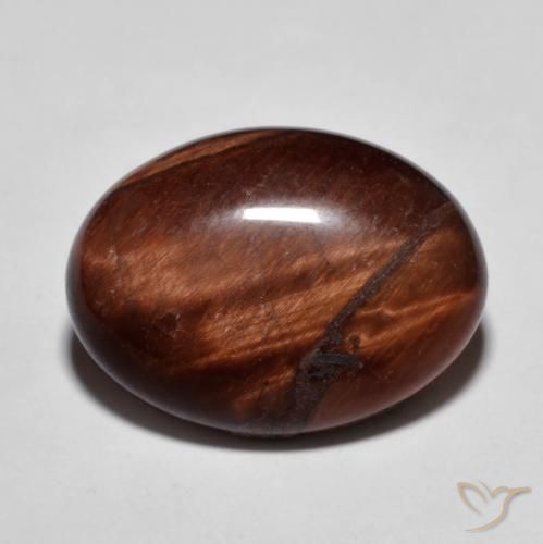 10.35ct Natural Gingerbread Brown Tiger's Eye, Oval, Opaque