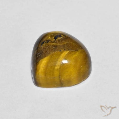 Tiger's Eye Gemstone in 8 x 8 mm (calibrated) Size for Sale, Tiger's Eye Stone in Golden Brown Color