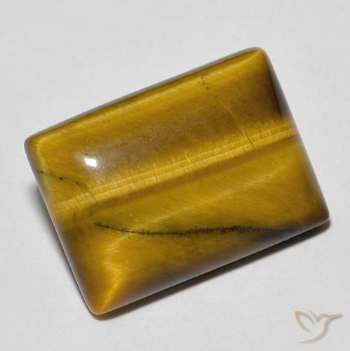 13.18ct Natural Warm Brown Tiger's Eye, Baguette, Opaque