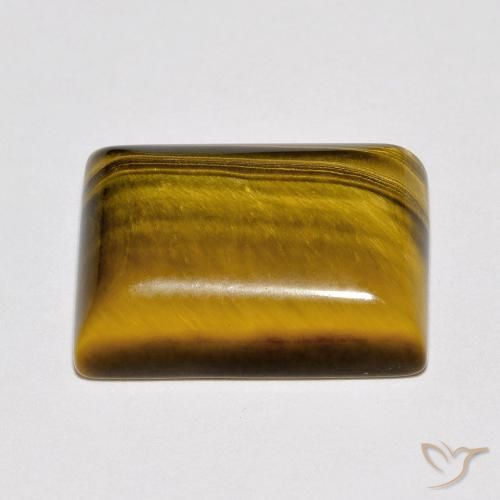 Tiger's Eye Gemstone in 16 x 12 mm (calibrated) Size for Sale, Tiger's Eye Stone in Warm Brown Color