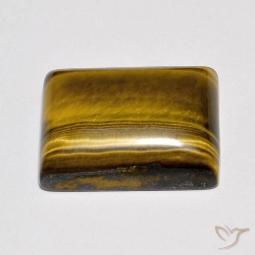 Tiger's Eye Gemstone in 16 x 12 mm (calibrated) Size for Sale, Tiger's Eye Stone in Warm Brown Color