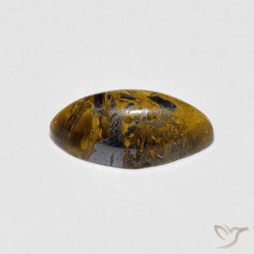 Tiger's Eye Gemstone in 10 x 5 mm (calibrated) Size for Sale, Tiger's Eye Stone in Golden Brown Color
