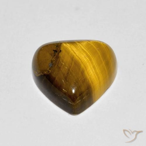 Tiger's Eye Gemstone in 10 x 10 mm (calibrated) Size for Sale, Tiger's Eye Stone in Golden Brown Color