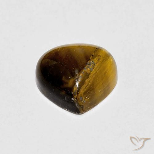 Tiger's Eye Gemstone in 8 x 8 mm (calibrated) Size for Sale, Tiger's Eye Stone in Light Brown Color