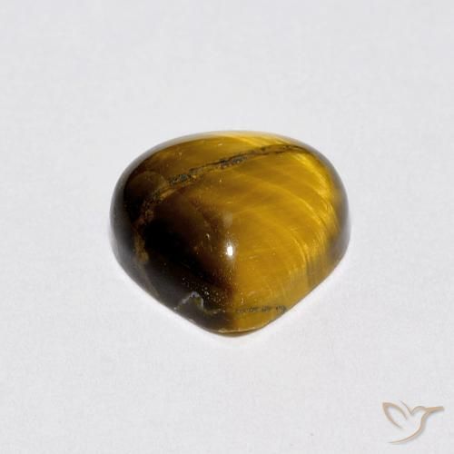 Tiger's Eye Gemstone in 8 x 8 mm (calibrated) Size for Sale, Tiger's Eye Stone in Light Brown Color
