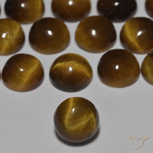 1.3 ct Round Tiger's Eye, 6.1 mm From Thailand, Photo A