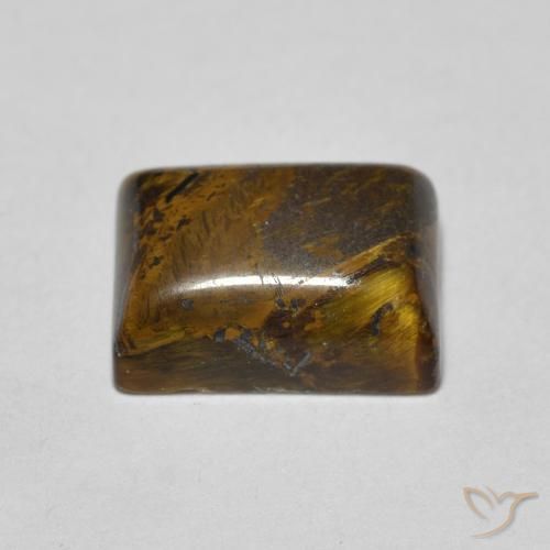 Tiger's Eye Gemstone in 8 x 6 mm (calibrated) Size for Sale, Tiger's Eye Stone in Golden Brown Color