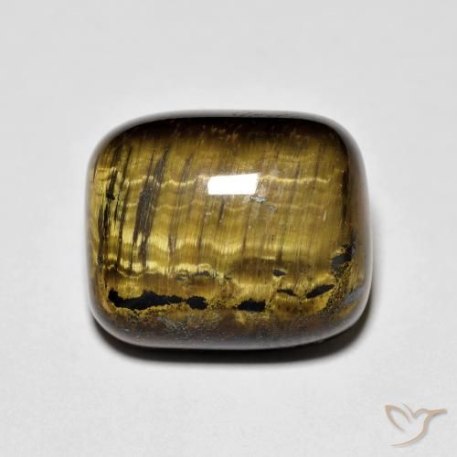 9.41 ct Cushion Tiger's Eye, 14 x 11.9 mm From Thailand, Photo A