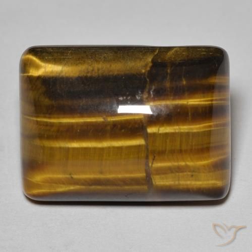 Occhio di tigre baguette da 19,67 ct, 20,1 x 15 mm dalla Thailandia, Photo A