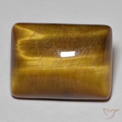 19.11ct Natural Warm Brown Tiger's Eye, Baguette, Opaque