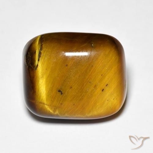 8.44 ct Cushion Tiger's Eye, 14 x 11.8 mm From Thailand, Photo A