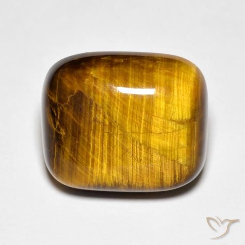 8.56 ct Cushion Tiger's Eye, 14 x 11.9 mm From Thailand, Photo A