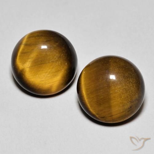 7.22 ct Round Tiger's Eye, 10 mm From Thailand, Photo A