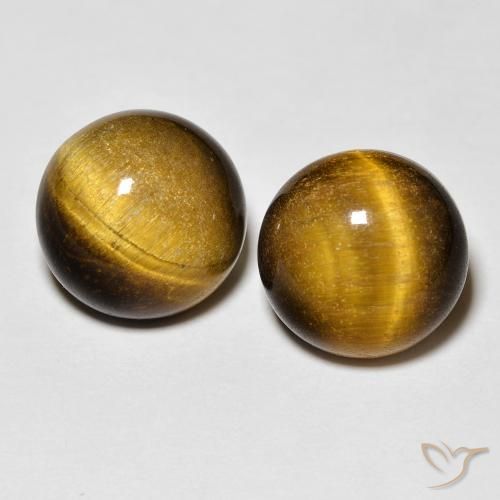 8.38 ct Round Tiger's Eye, 10.1 mm From Thailand, Photo A