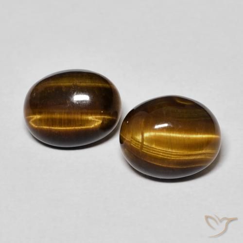 4.43 ct Oval Tiger's Eye, 9 x 7.5 mm From Thailand, Photo A