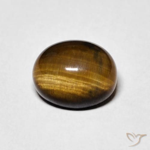 2.33ct Natural Gingerbread Brown Tiger's Eye, Oval, Opaque