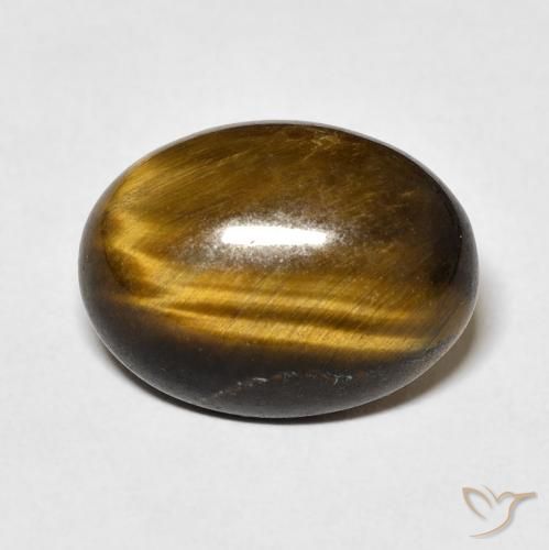 8.85ct Natural Warm Brown Tiger's Eye, Oval, Opaque