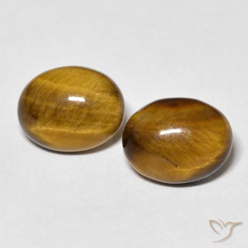 5.66 ct Oval Tiger's Eye, 10.2 x 8 mm From Thailand, Photo A