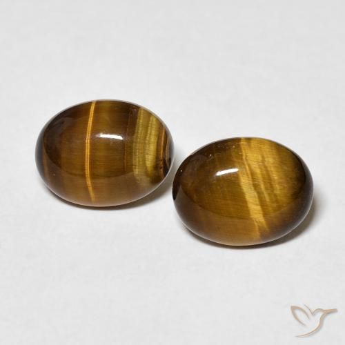 3.01 ct Oval Tiger's Eye, 8.8 x 6.8 mm From Thailand, Photo A