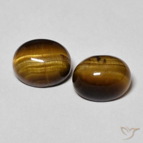 5.04 ct Oval Tiger's Eye, 9.1 x 7.3 mm From Thailand, Photo A