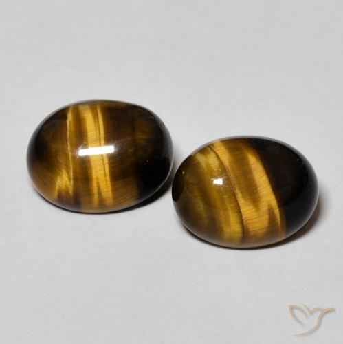 4.1 ct Oval Tiger's Eye, 9.1 x 7 mm From Thailand, Photo A