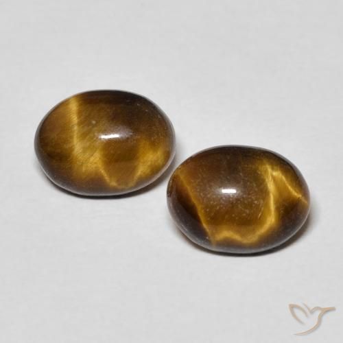 2.9 ct Oval Tiger's Eye, 8.2 x 6.1 mm From Thailand, Photo A