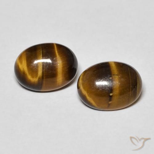 2.4 ct Oval Tiger's Eye, 8 x 6 mm From Thailand, Photo A