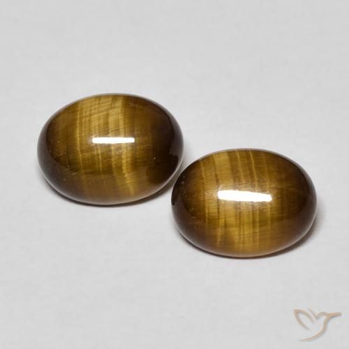 2.48 ct Oval Tiger's Eye, 8 x 6 mm From Thailand, Photo A