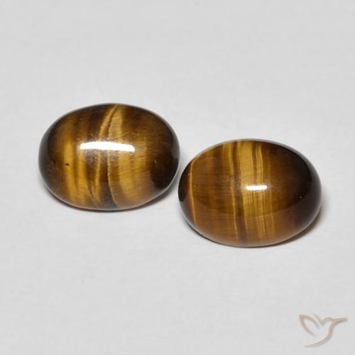 2.8 ct Oval Tiger's Eye, 8.2 x 6.2 mm From Thailand, Photo A