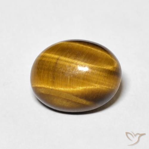 3.51ct Natural Medium Brown Tiger's Eye, Oval, Opaque