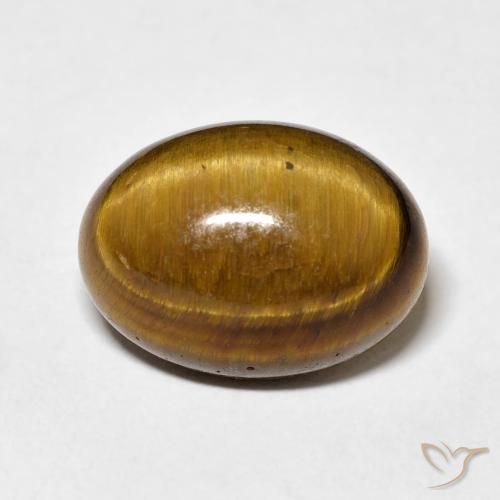 10.40ct Natural Warm Brown Tiger's Eye, Oval, Opaque