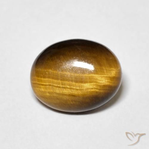 3.04ct Natural Golden Brown Tiger's Eye, Oval, Opaque