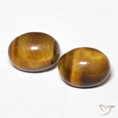 2.64 ct Oval Tiger's Eye, 8.1 x 6.1 mm From Thailand, Photo A