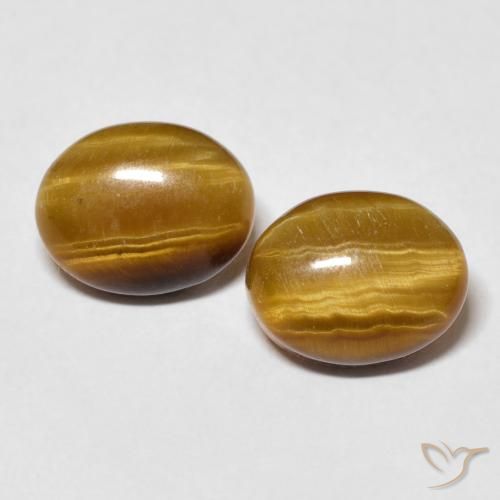 6.08 ct Oval Tiger's Eye, 10.1 x 8 mm From Thailand, Photo A