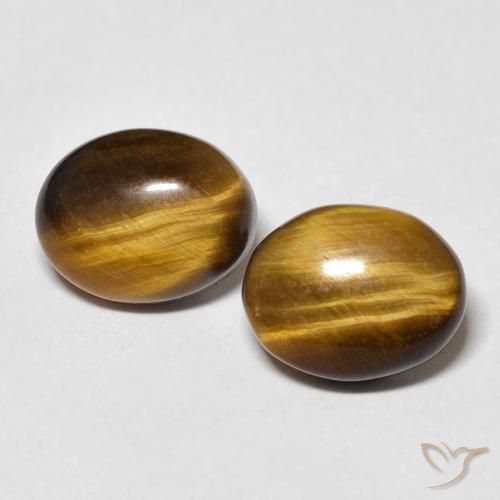 5.92 ct Oval Tiger's Eye, 10.2 x 8.1 mm From Thailand, Photo A