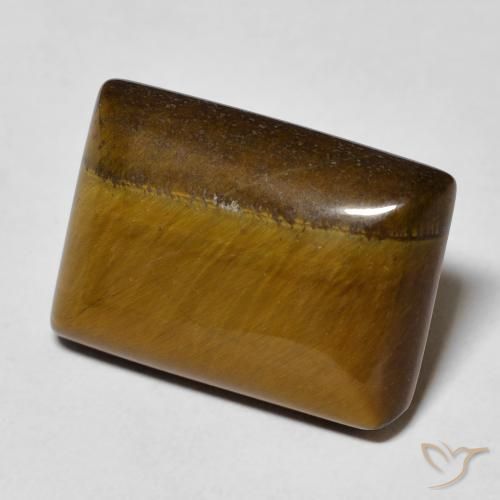 11.12 ct Brown Tiger's Eye Stone, Natural Tiger's Eye in Baguette Cabochon Shape for Sale
