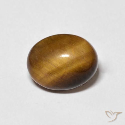 2.80ct Natural Yellowish Brown Tiger's Eye, Oval, Opaque