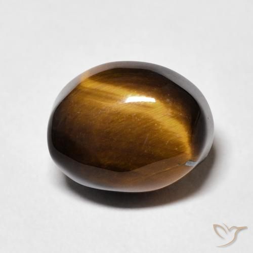 5.77ct Natural Golden Brown Tiger's Eye, Oval, Opaque