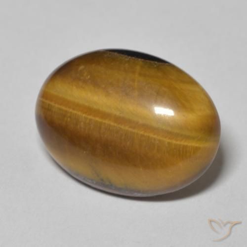 9.70ct Natural Medium Brown Tiger's Eye, Oval, Opaque