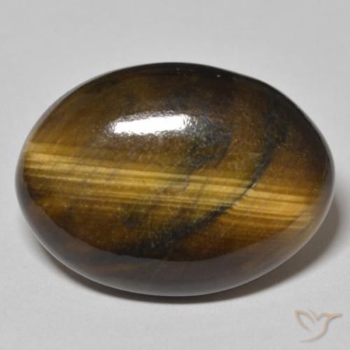 24.06ct Natural Warm Brown Tiger's Eye, Oval, Opaque