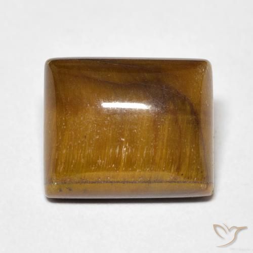 6.05 ct Baguette Tiger's Eye, 12 x 10 mm From Thailand, Photo A