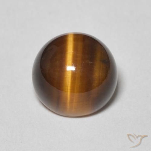 1.91 ct Round Tiger's Eye, 7.6 mm From Thailand, Photo A