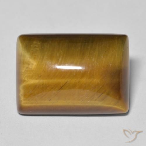 13.33ct Natural Medium Brown Tiger's Eye, Baguette, Opaque