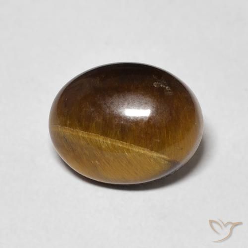 2.83ct Natural Gingerbread Brown Tiger's Eye, Oval, Opaque